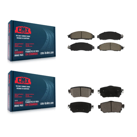 Front Rear Ceramic Brake Pads Kit For Nissan LEAF With Electric Parking KCX-100637