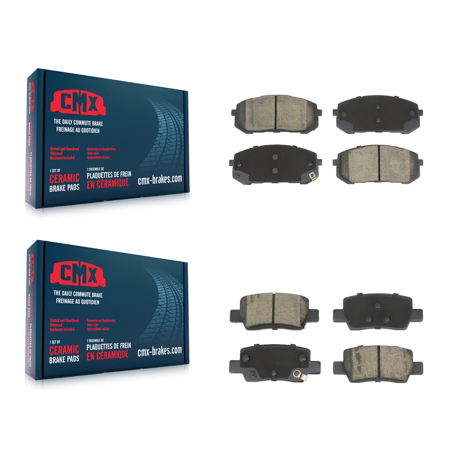 Front Rear Ceramic Brake Pads Kit For Hyundai Elantra With Electric Parking KCX-100656