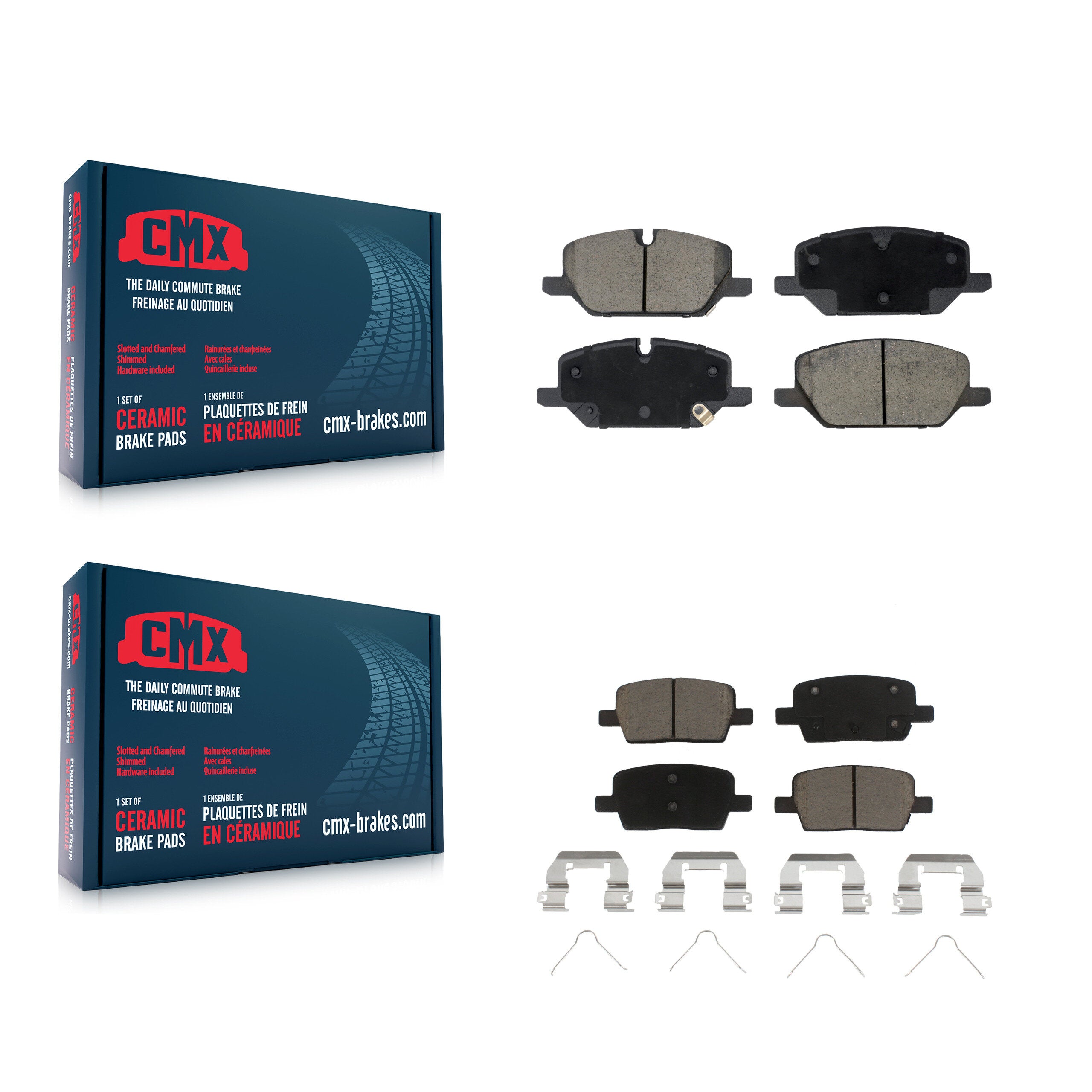 Front Rear Ceramic Brake Pads Kit For Chevrolet Camaro KCX-100685