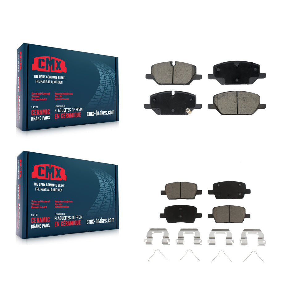 Front Rear Ceramic Brake Pads Kit For Chevrolet Camaro KCX-100685