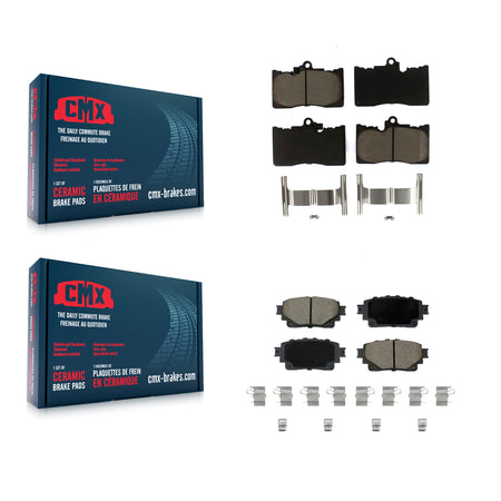 Front Rear Ceramic Brake Pads Kit For Lexus IS300 IS350 RC350 IS500 RC300 KCX-100736