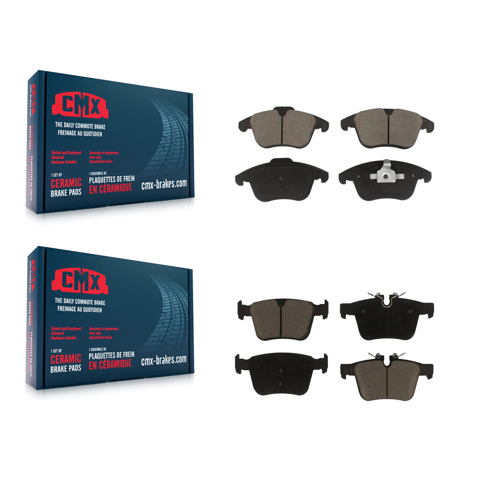 Front Rear Ceramic Brake Pads Kit For Land Rover Range Evoque KCX-100737