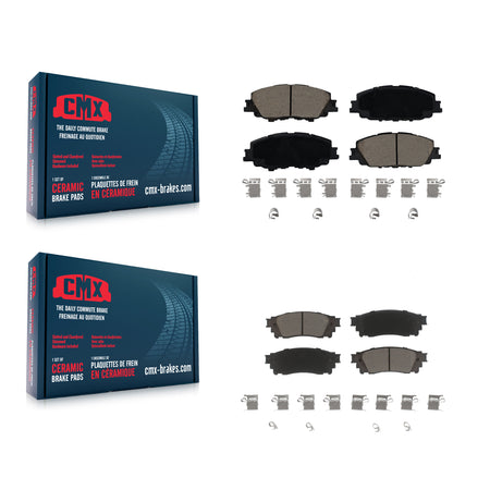 Front Rear Ceramic Brake Pads Kit For 2023 Toyota Prius KCX-100743