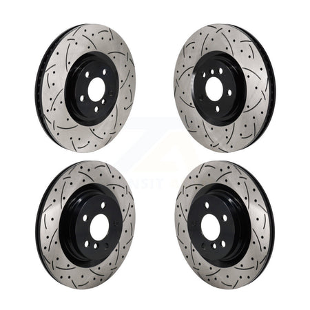 Front Rear Drill Slot Brake Rotors Kit For Mini Cooper Countryman BMW X2 M235i xDrive Gran KD-100637