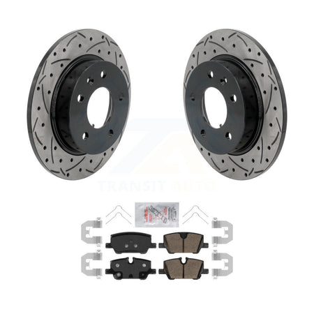 Rear Drilled Slot Brake Rotor & Ceramic Pad Kit For Chevrolet Trailblazer Buick Encore GX KDA-103165