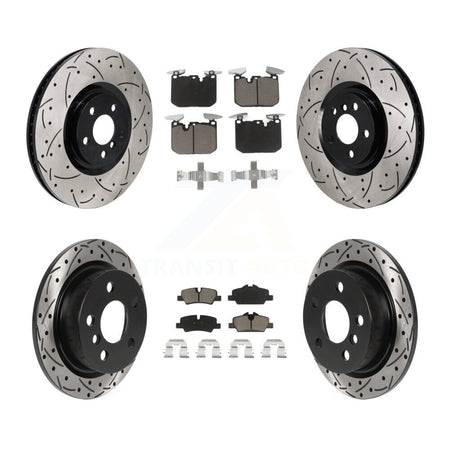 Front Rear Disc Brake Rotors And Ceramic Pads Kit (6Pc) For Mini Cooper KDC-101663