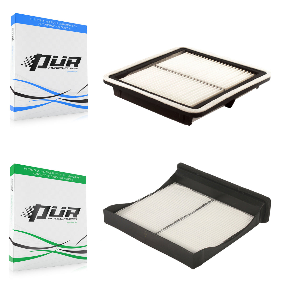 1x Air + 1x Cabin Filter (2 Total) Kit For Subaru Forester Impreza XV Crosstrek WRX STI KFL-100010