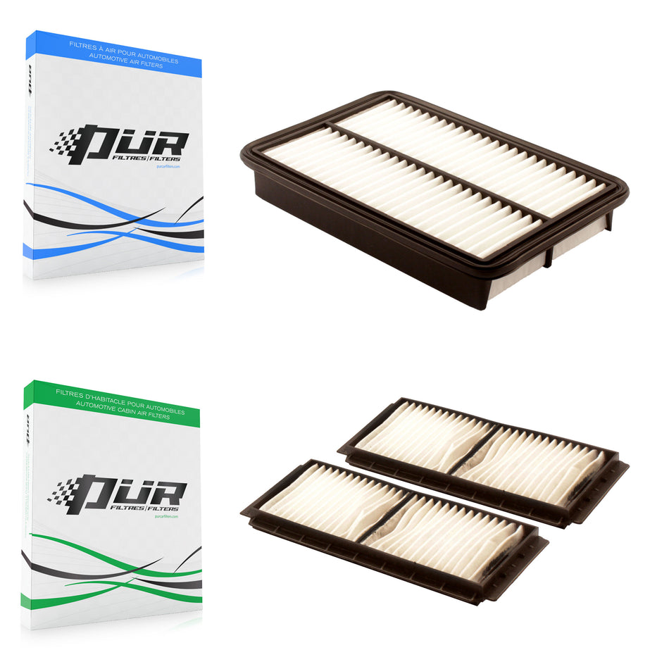 1x Air + 1x Cabin Filter (2 Total) Kit For Mazda 3 Sport KFL-100014