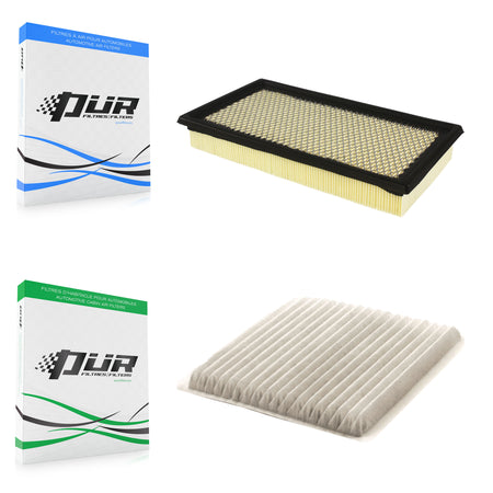 1x Air + 1x Cabin Filter (2 Total) Kit For Ford Edge Lincoln MKX Mazda CX-9 MKZ MKS MKT KFL-100017