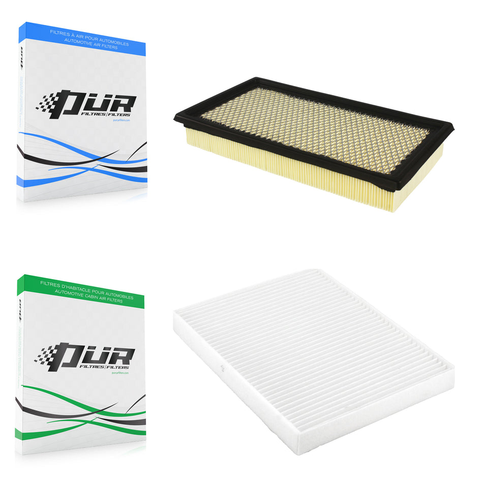 1x Air + 1x Cabin Filter (2 Total) Kit For Ford Explorer Flex Taurus Police Interceptor KFL-100018