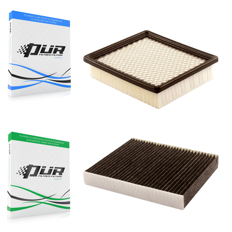 1x Air + 1x Cabin Filter (2 Total) Kit For Chevrolet Volt Cadillac ELR KFL-100030