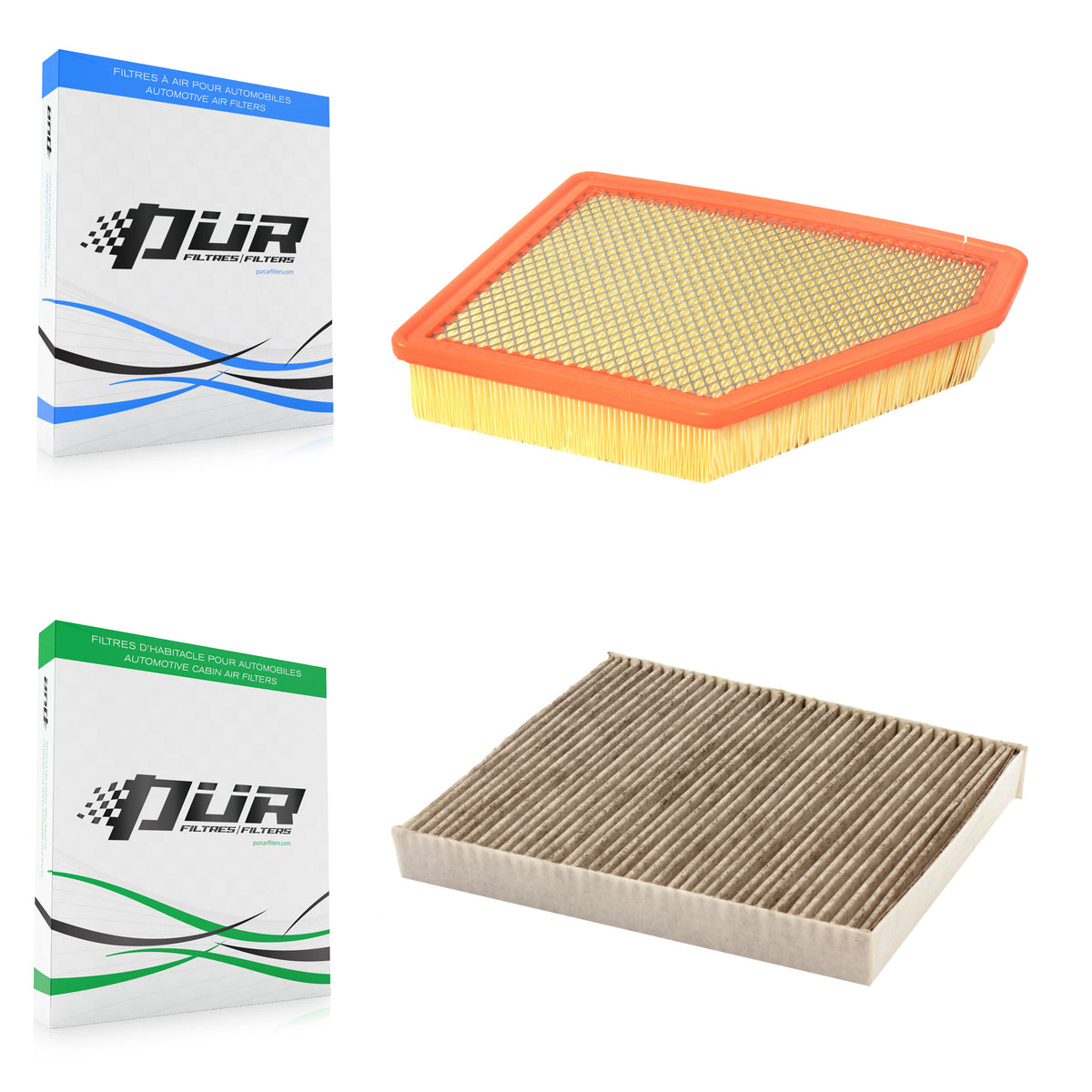 1x Air + 1x Cabin Filter (2 Total) Kit For 2016 Chevrolet Camaro 6.2L KFL-100040