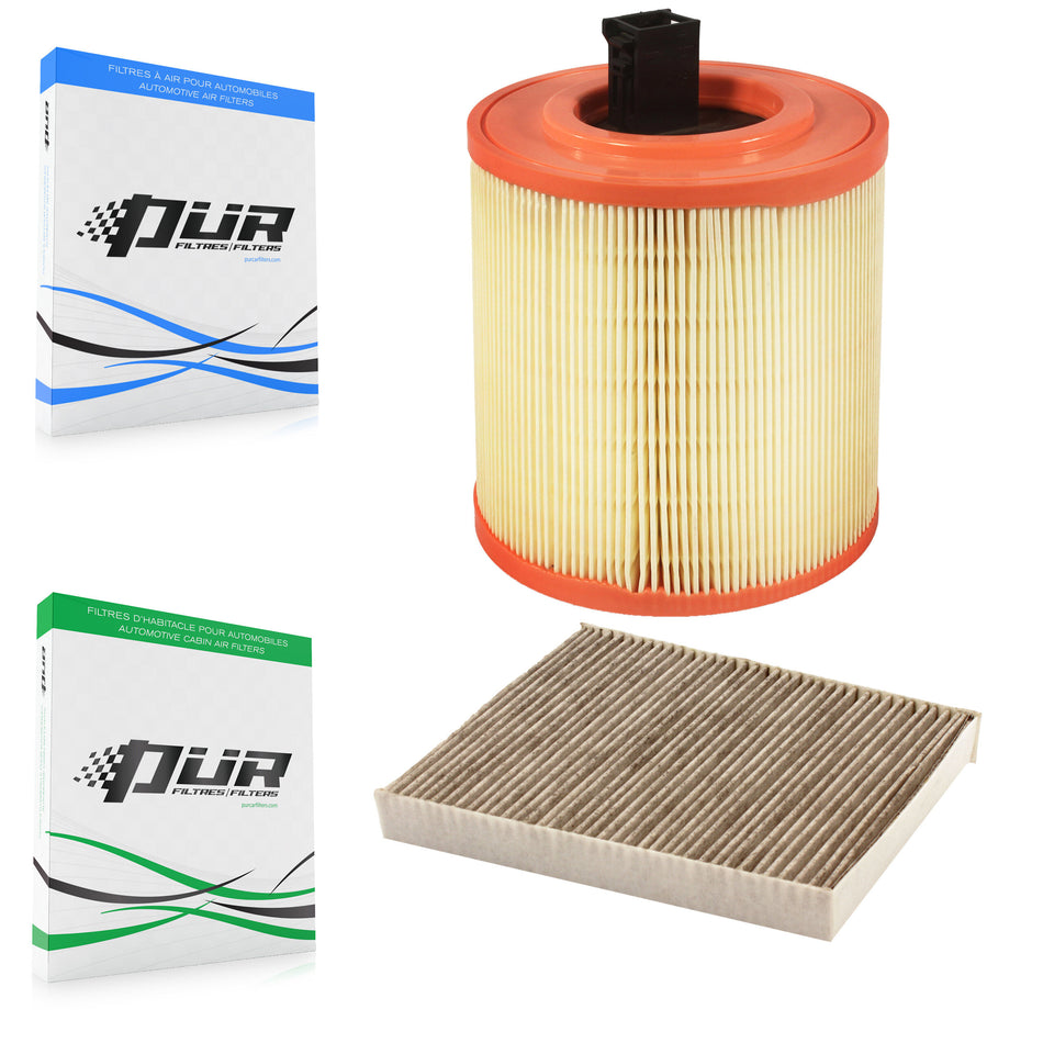 1x Air + 1x Cabin Filter (2 Total) Kit For Chevrolet Cruze Cadillac ATS KFL-100044