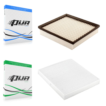 1x Air + 1x Cabin Filter (2 Total) Kit For Dodge Journey Chrysler 200 Avenger 3.6L KFL-100056