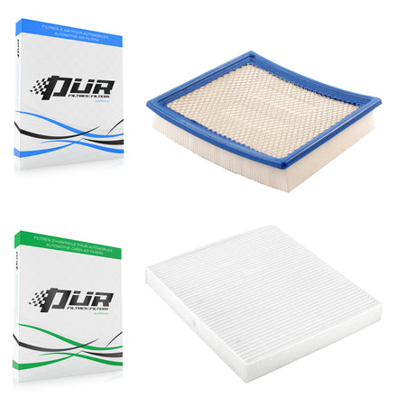 1x Air + 1x Cabin Filter (2 Total) Kit For Chrysler 200 Dodge Avenger Sebring 2.4L KFL-100058