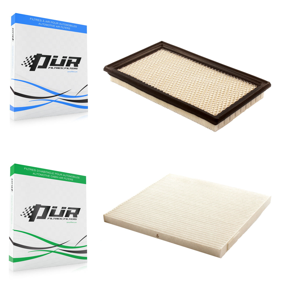 1x Air + 1x Cabin Filter (2 Total) Kit For Nissan Altima Murano Maxima Quest KFL-100068