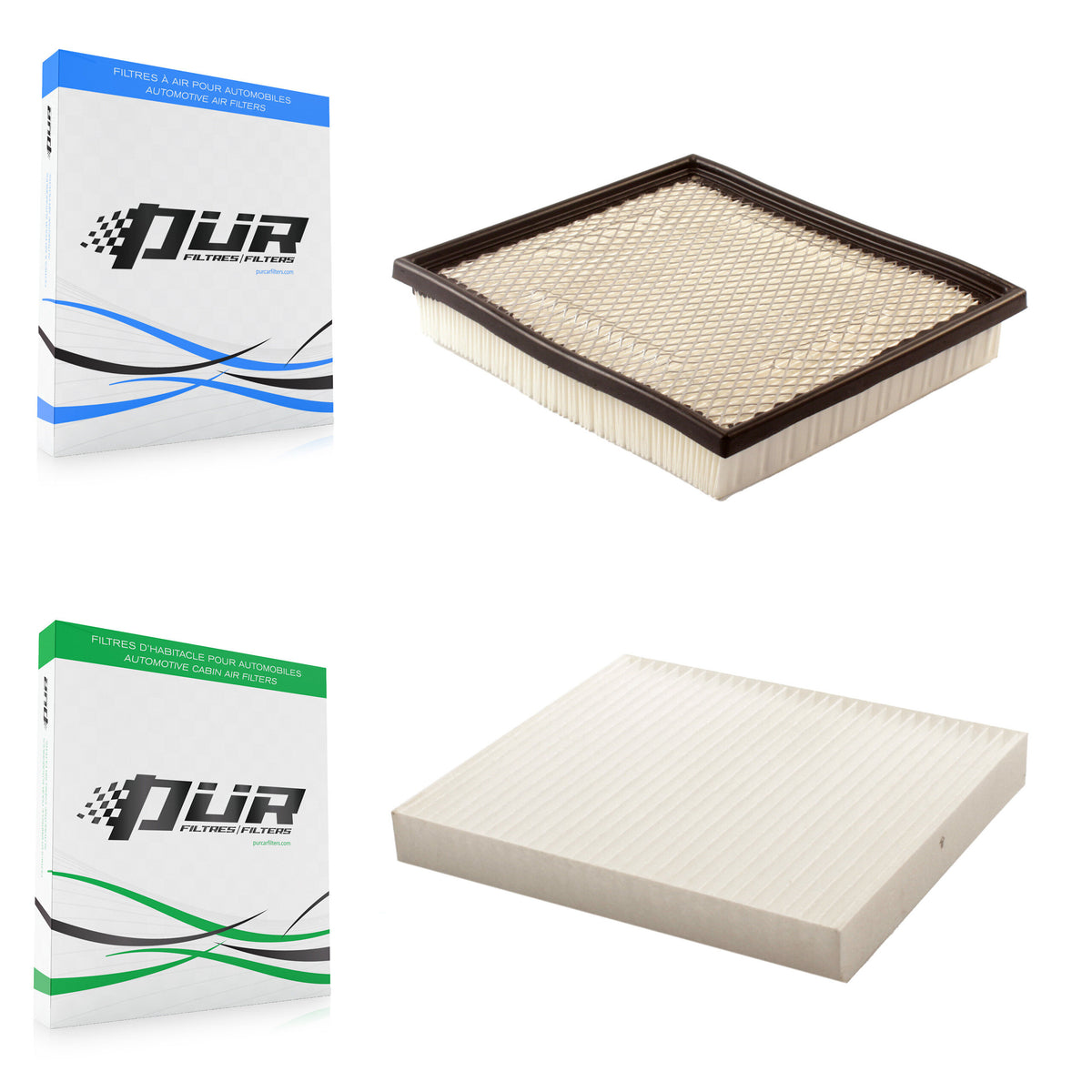 1x Air + 1x Cabin Filter (2 Total) Kit For Dodge Grand Caravan Chrysler Town & Country KFL-100075