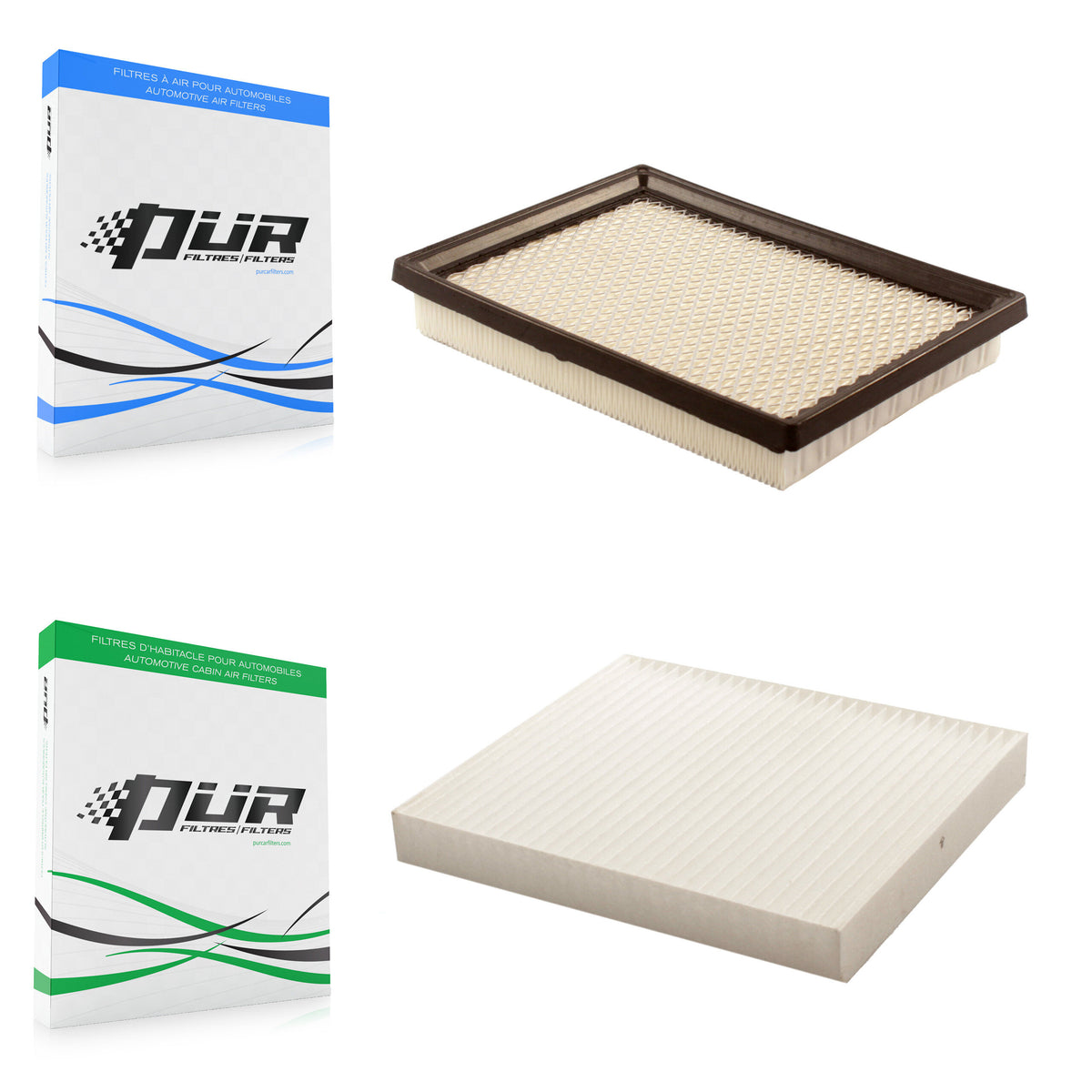 1x Air + 1x Cabin Filter (2 Total) Kit For 2018 INFINITI Q50 2.0L KFL-100079