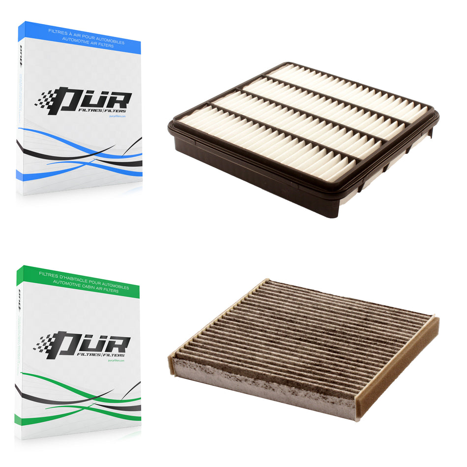 1x Air + 1x Cabin Filter (2 Total) Kit For Toyota Tundra Sequoia Lexus LX570 Land Cruiser KFL-100100