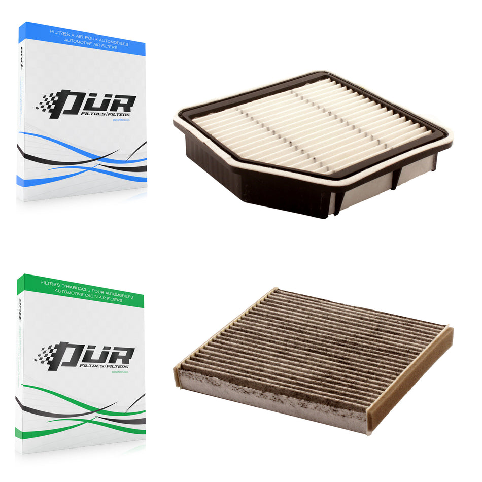 1x Air + 1x Cabin Filter (2 Total) Kit For Lexus IS250 IS350 GS350 GS430 KFL-100102