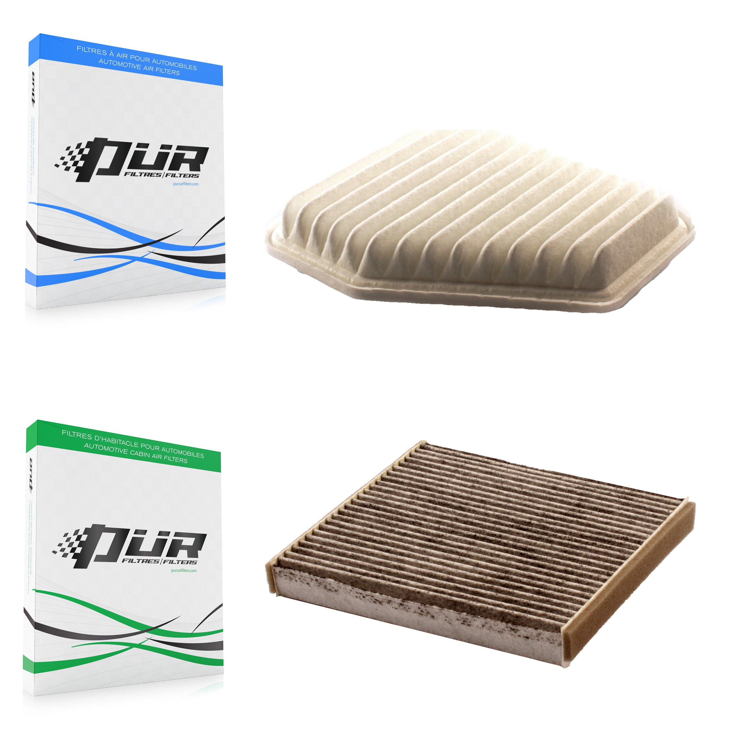 1x Air + 1x Cabin Filter (2 Total) Kit For Toyota Corolla RAV4 Matrix Camry Venza Pontiac KFL-100103