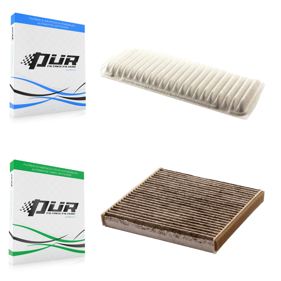 1x Air + 1x Cabin Filter (2 Total) Kit For Toyota Highlander KFL-100104