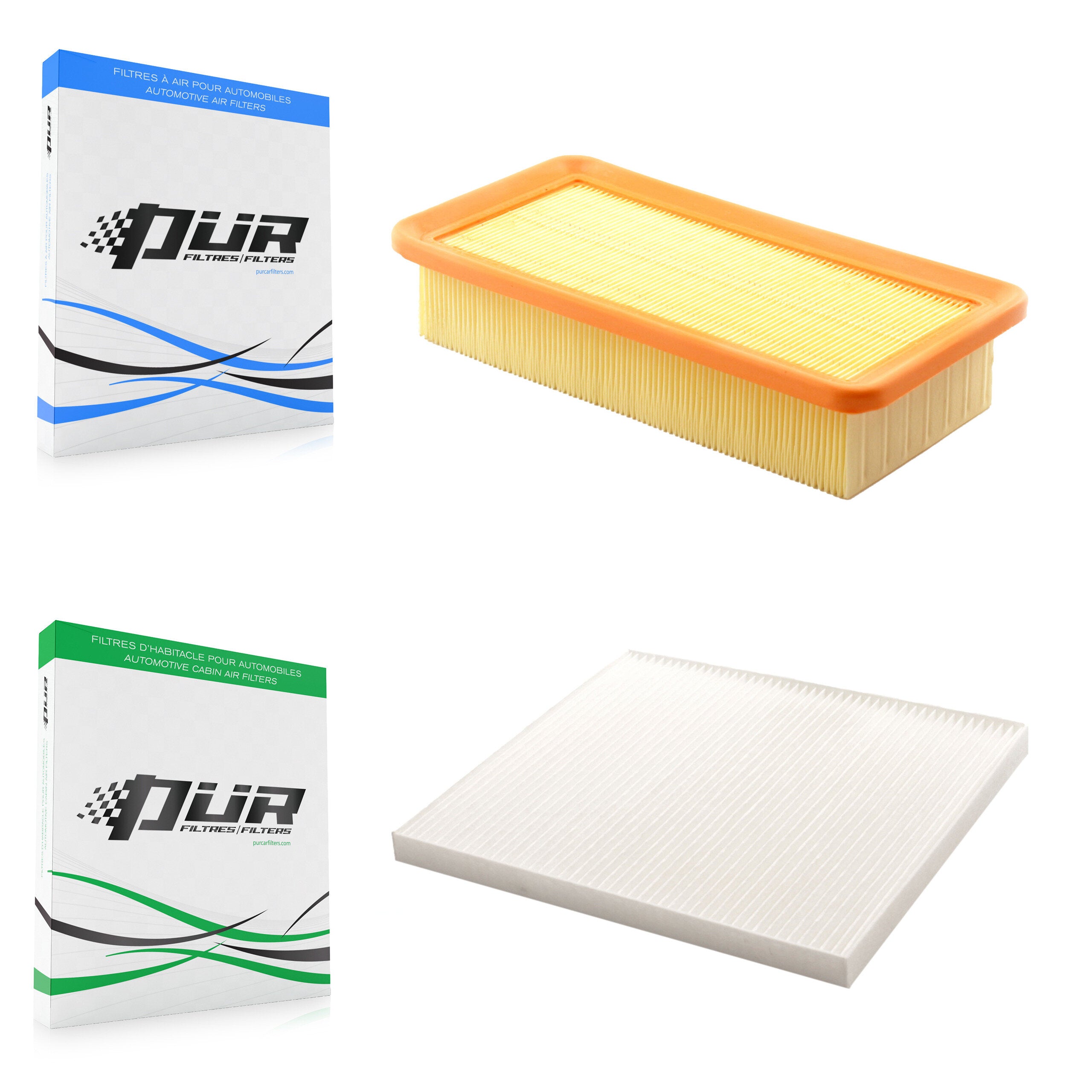 1x Air + 1x Cabin Filter (2 Total) Kit For 2006-2011 Kia Rio Rio5 KFL-100135