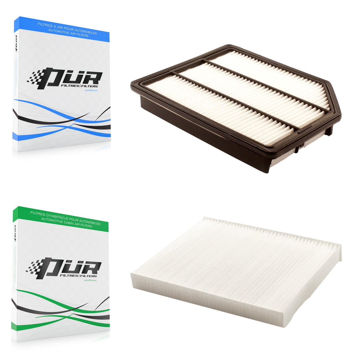 1x Air + 1x Cabin Filter (2 Total) Kit For 2007-2012 Hyundai Veracruz KFL-100148