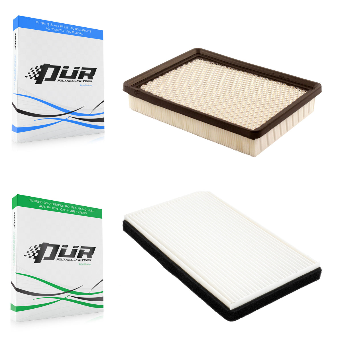 1x Air + 1x Cabin Filter (2 Total) Kit For Buick Century Regal Oldsmobile Intrigue Monte KFL-100158
