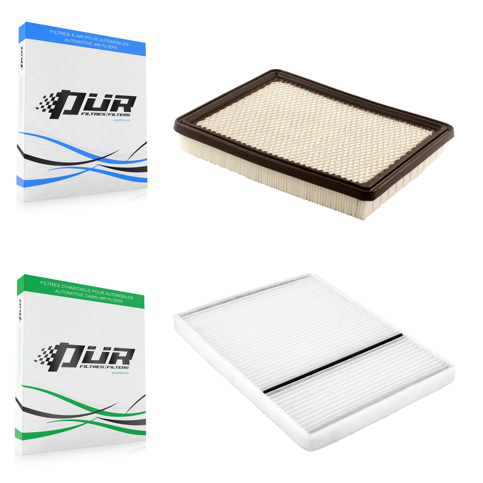 1x Air + 1x Cabin Filter (2 Total) Kit For Buick LeSabre Pontiac Bonneville Cadillac KFL-100171