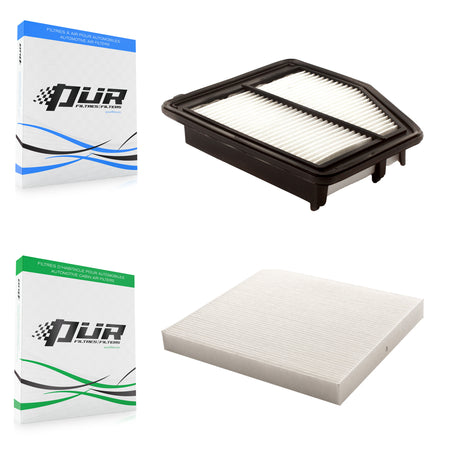 1x Air + 1x Cabin Filter (2 Total) Kit For Honda Civic Acura ILX KFL-100180