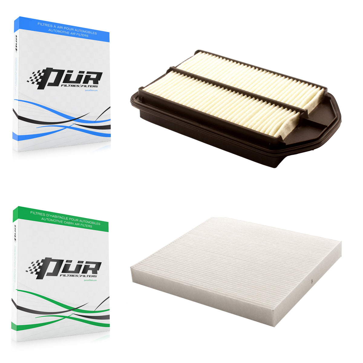 1x Air + 1x Cabin Filter (2 Total) Kit For 2007-2009 Honda CR-V KFL-100183