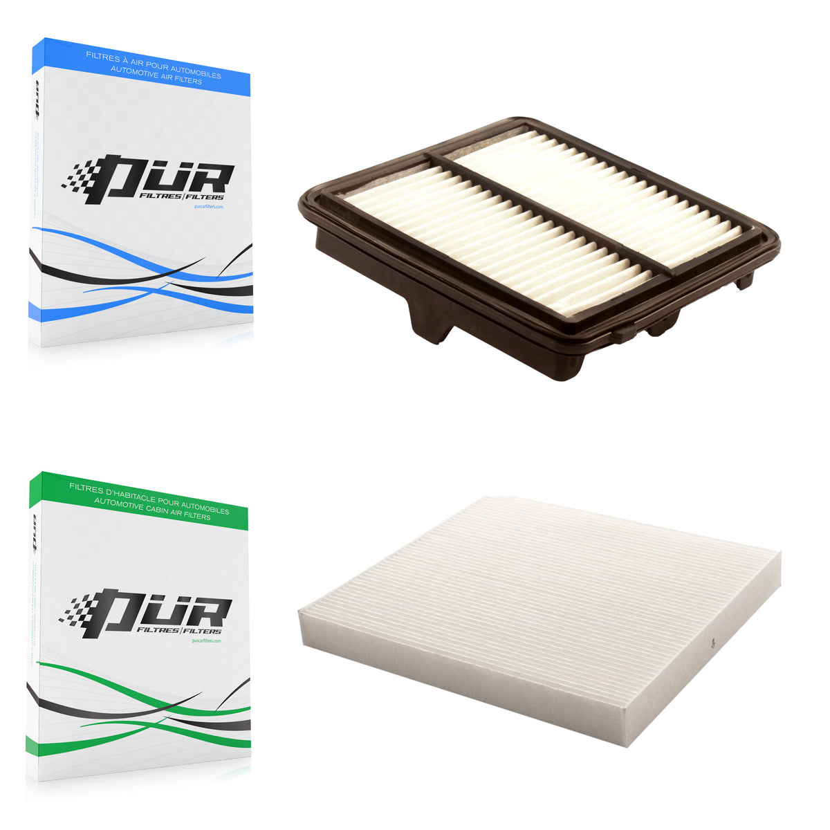 1x Air + 1x Cabin Filter (2 Total) Kit For Honda Civic Acura ILX 1.5L KFL-100186