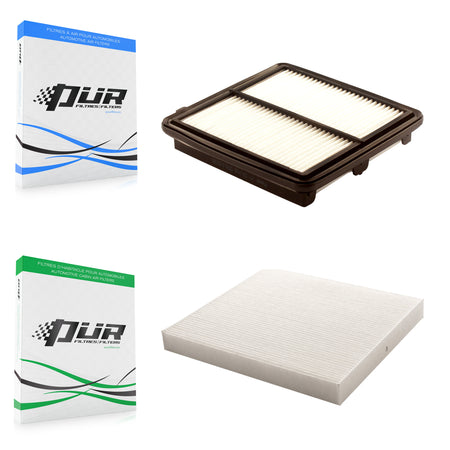 1x Air + 1x Cabin Filter (2 Total) Kit For 2006-2011 Honda Civic 1.3L KFL-100190
