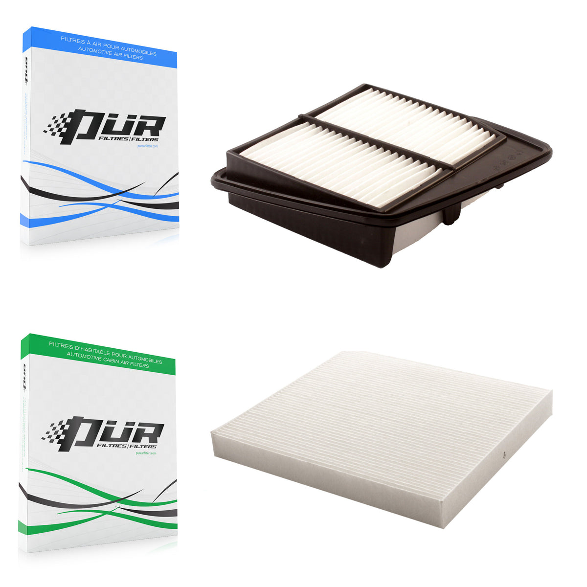 1x Air + 1x Cabin Filter (2 Total) Kit For Acura TSX KFL-100192