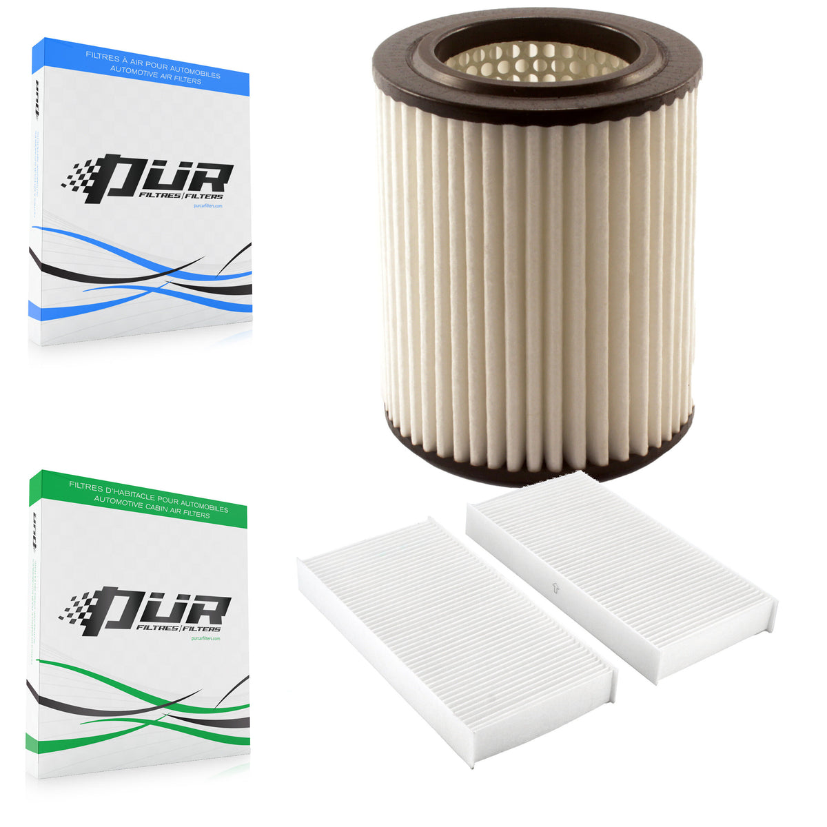 1x Air + 1x Cabin Filter (2 Total) Kit For Honda Civic CR-V Acura RSX Element KFL-100208