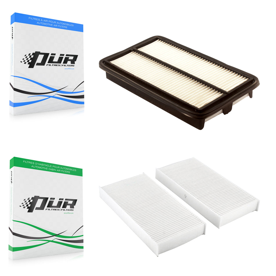 1x Air + 1x Cabin Filter (2 Total) Kit For 2007-2011 Honda Element KFL-100210