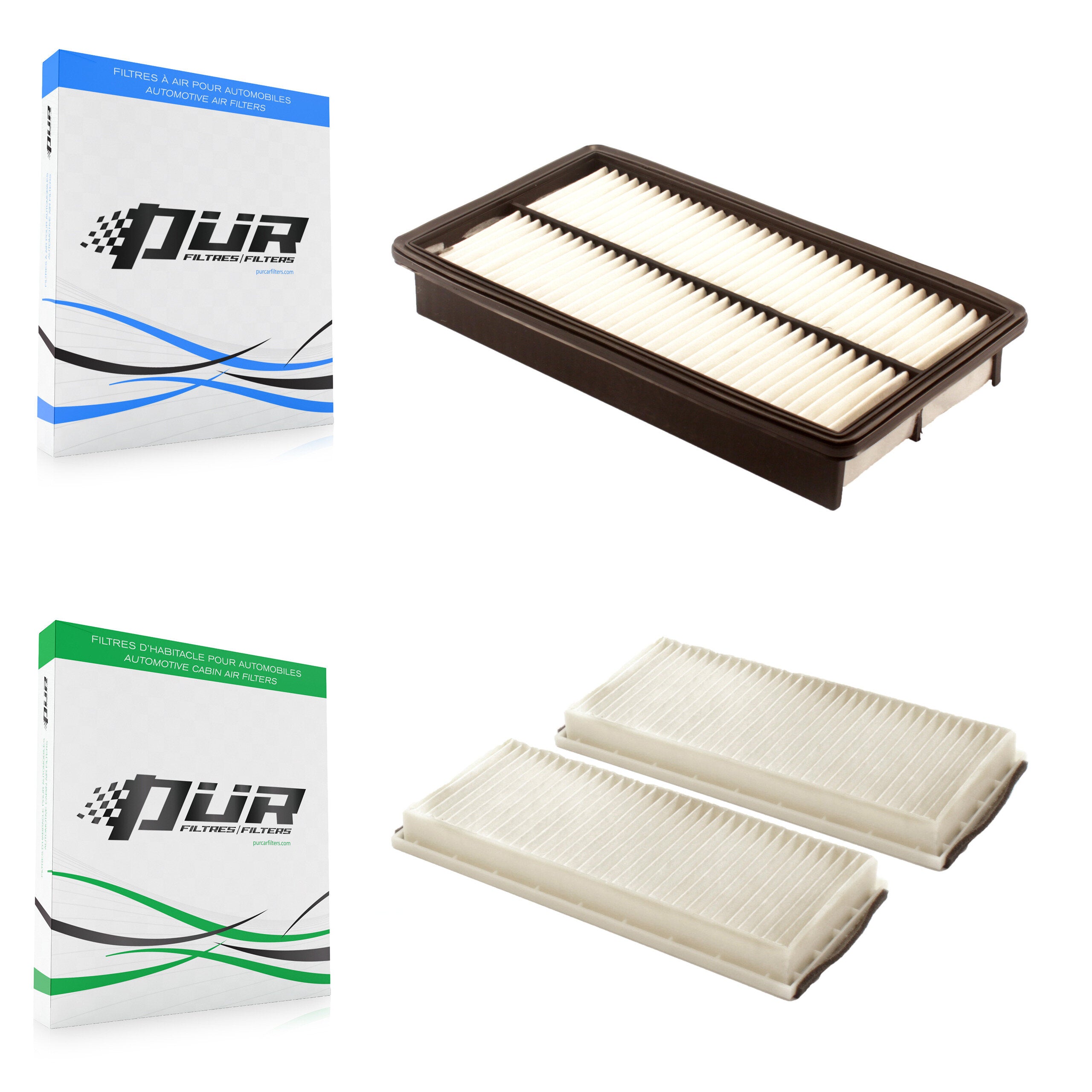 1x Air + 1x Cabin Filter (2 Total) Kit For Mazda MPV KFL-100216
