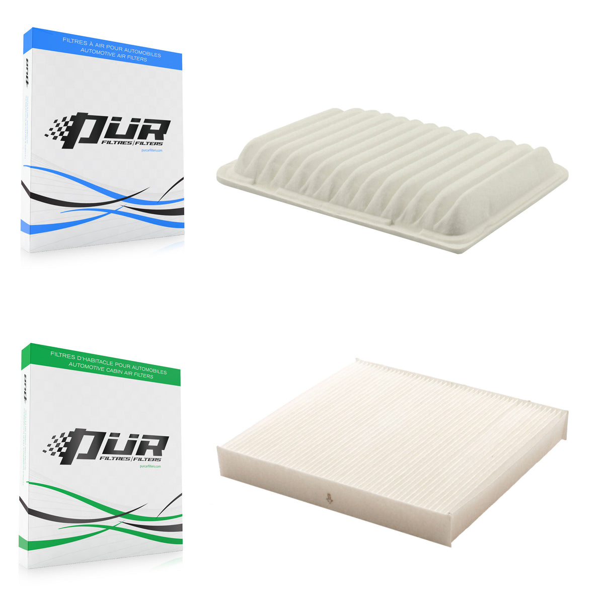 1x Air + 1x Cabin Filter (2 Total) Kit For Mitsubishi RVR Outlander Lancer Sport KFL-100230