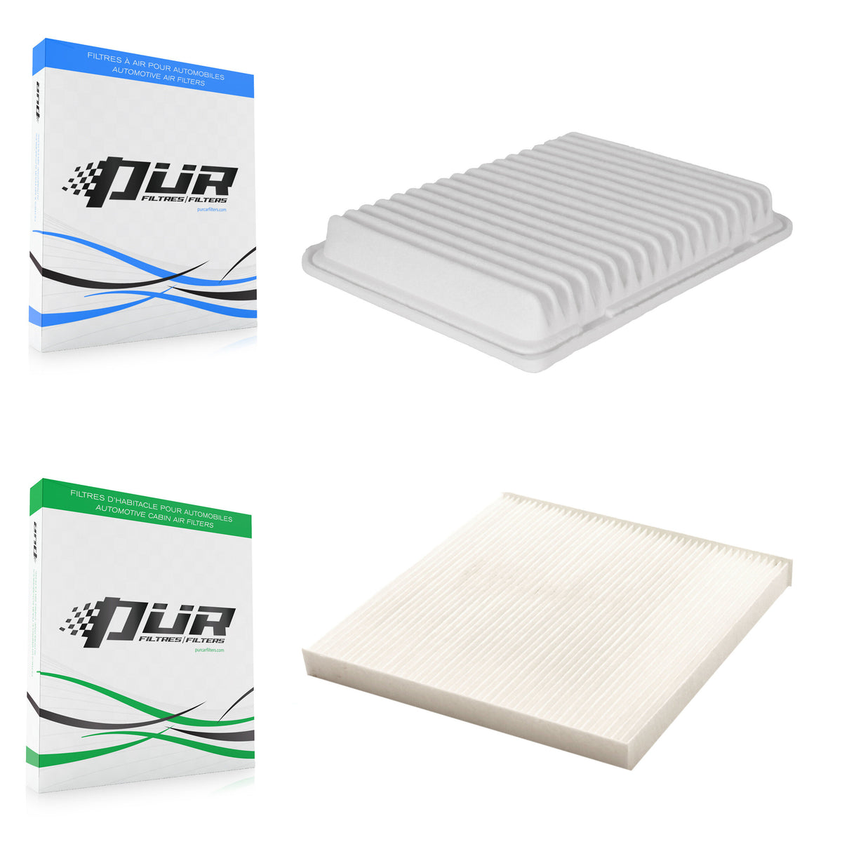1x Air + 1x Cabin Filter (2 Total) Kit For 2005-2023 Toyota Tacoma 2.7L KFL-100244