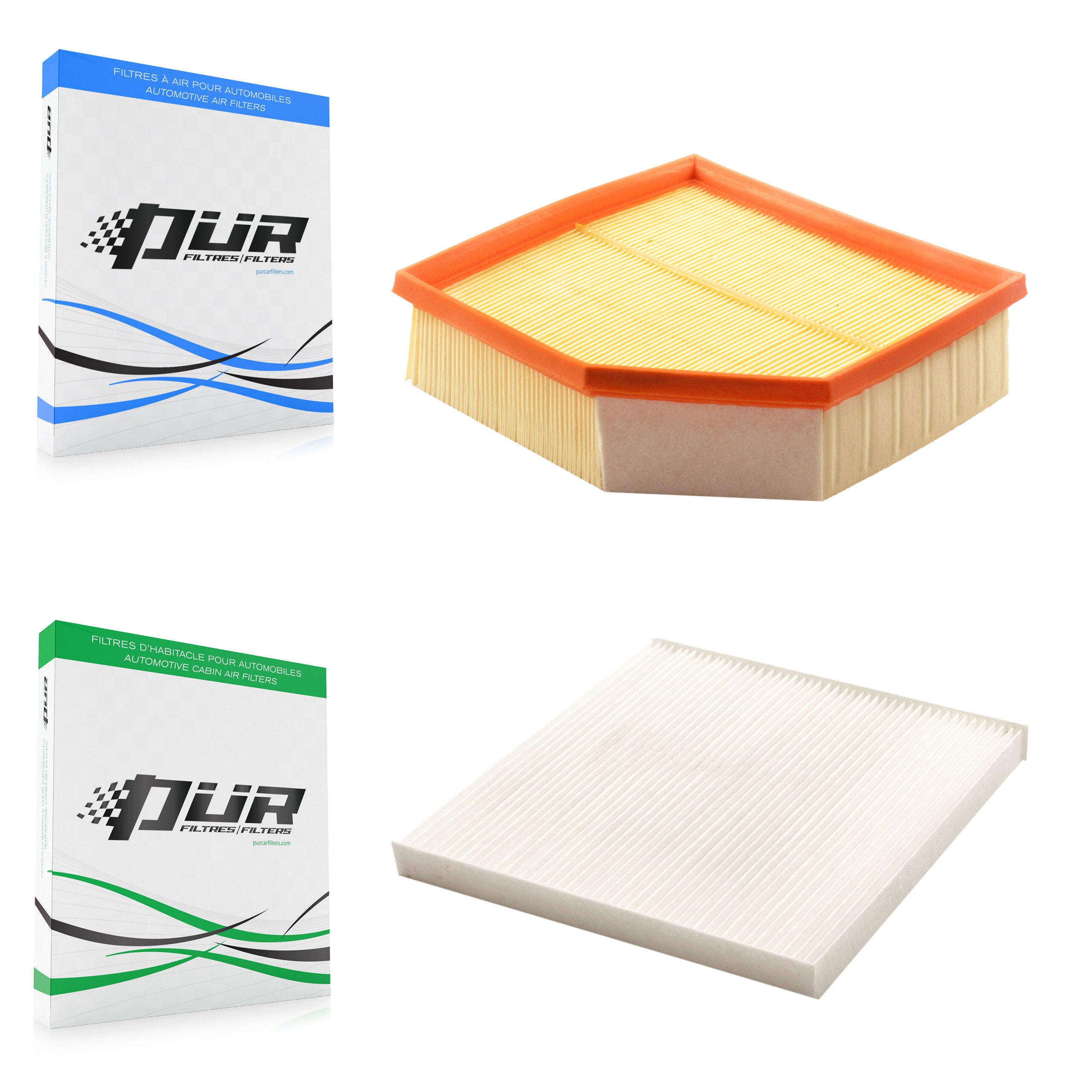 1x Air + 1x Cabin Filter (2 Total) Kit For 2013-2016 Dodge Dart KFL-100245