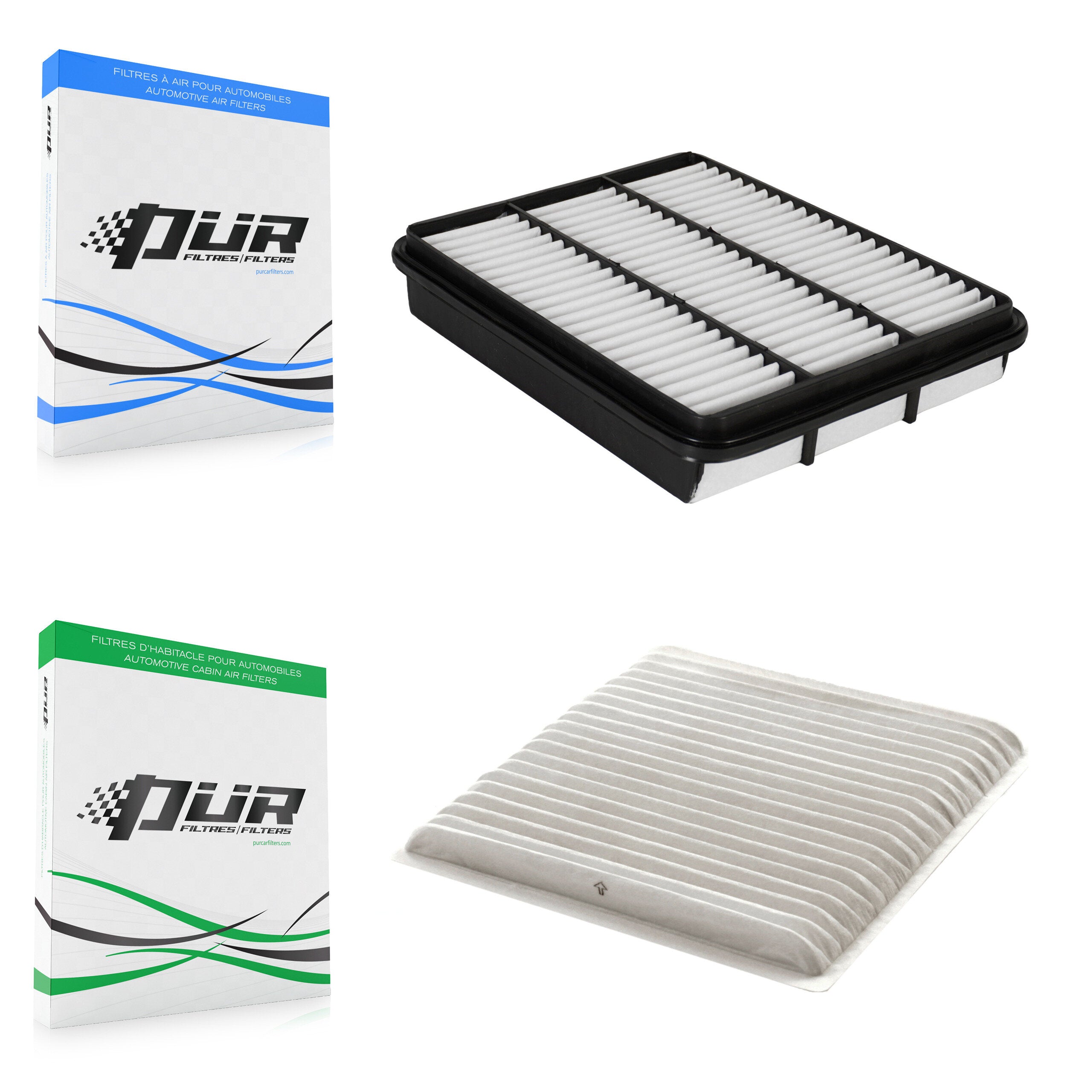 1x Air + 1x Cabin Filter (2 Total) Kit For 2003-2009 Toyota 4Runner 4.7L KFL-100250