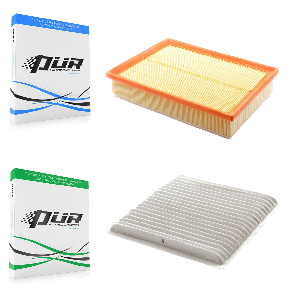 1x Air + 1x Cabin Filter (2 Total) Kit For 2010-2014 Toyota FJ Cruiser KFL-100259