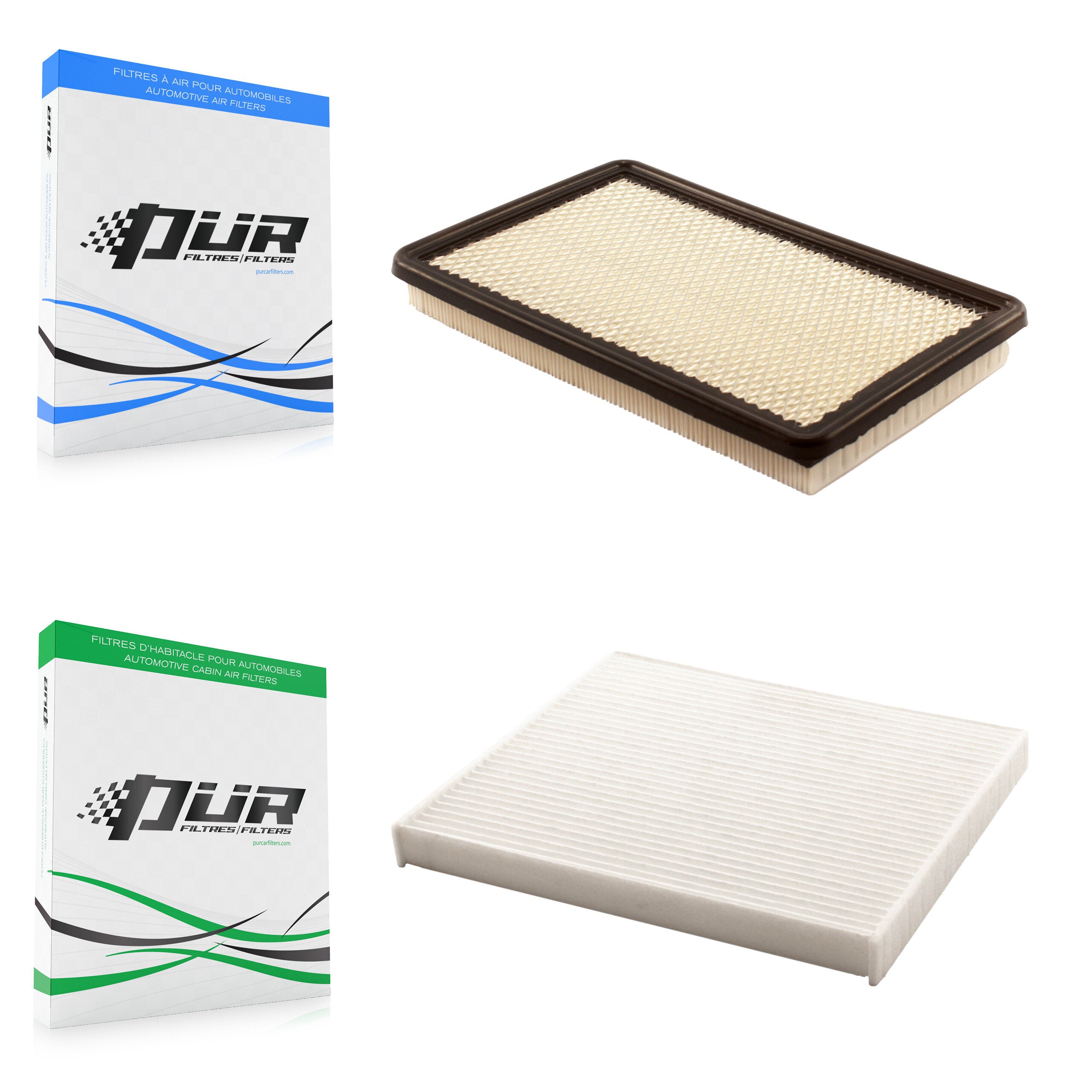 1x Air + 1x Cabin Filter (2 Total) Kit For 2006-2007 Saturn Ion 2.2L 2.4L KFL-100270