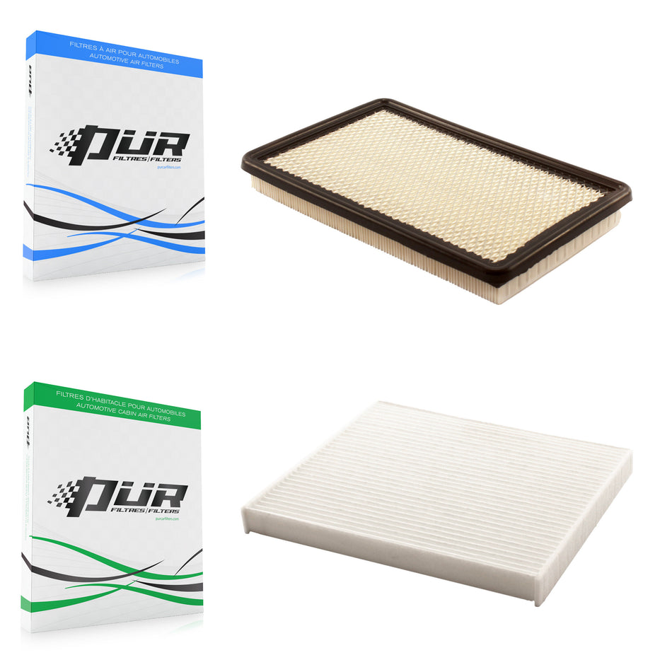 1x Air + 1x Cabin Filter (2 Total) Kit For 2006-2007 Saturn Ion 2.2L 2.4L KFL-100270