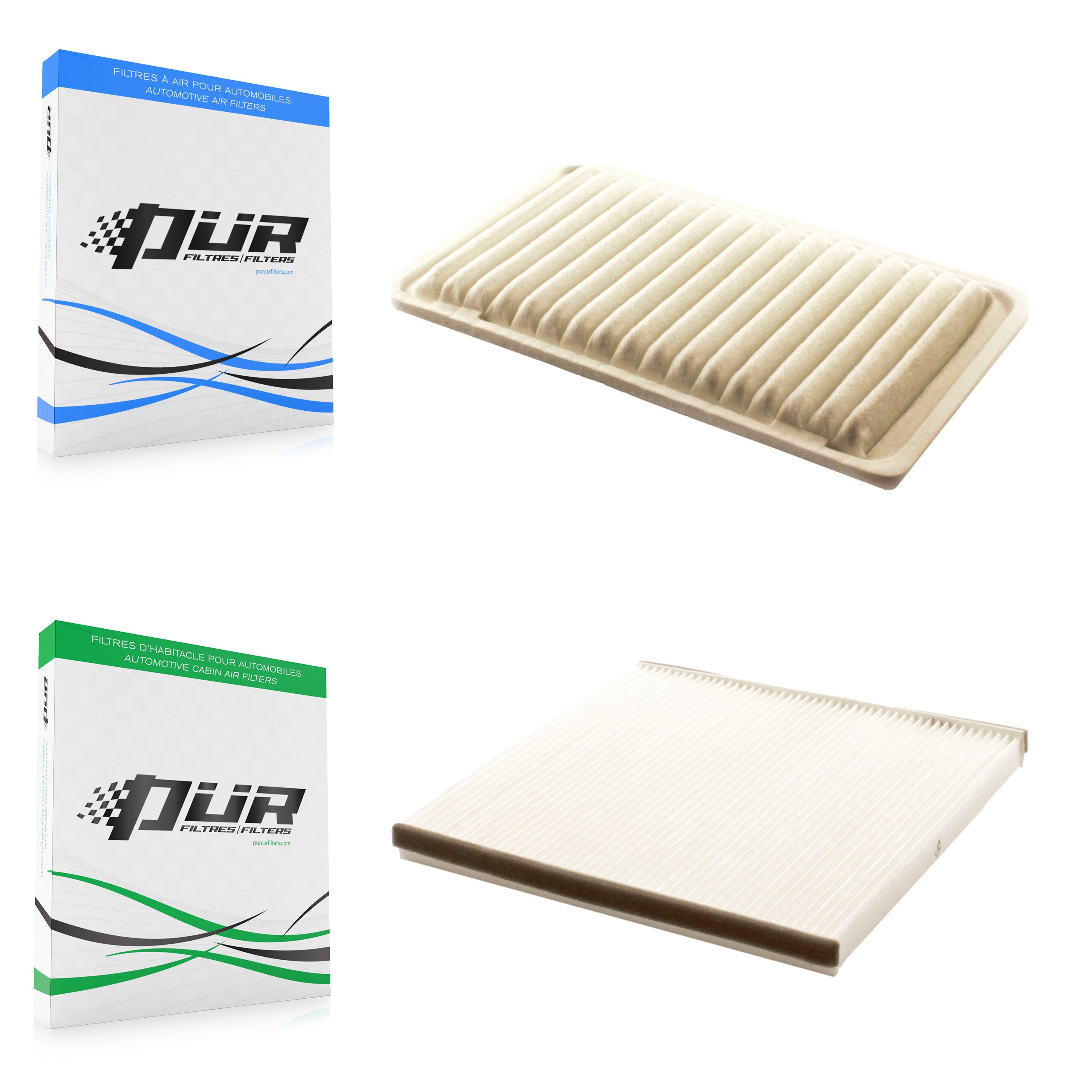 1x Air + 1x Cabin Filter (2 Total) Kit For Toyota Sienna Camry Lexus RX350 Solara ES330 KFL-100275