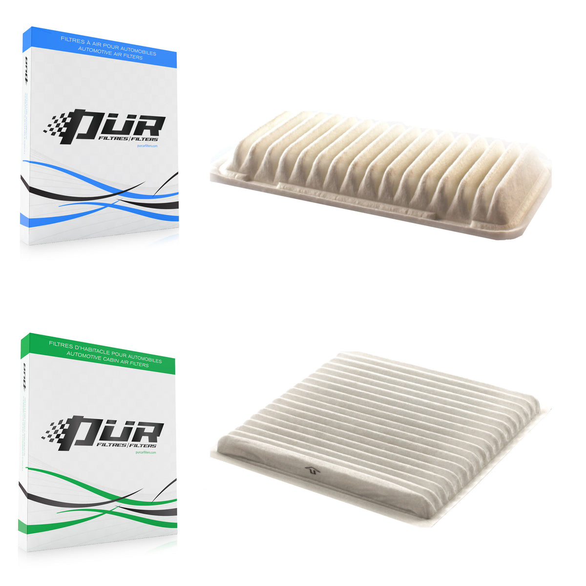 1x Air + 1x Cabin Filter (2 Total) Kit For 2005-2010 Scion tC KFL-100283