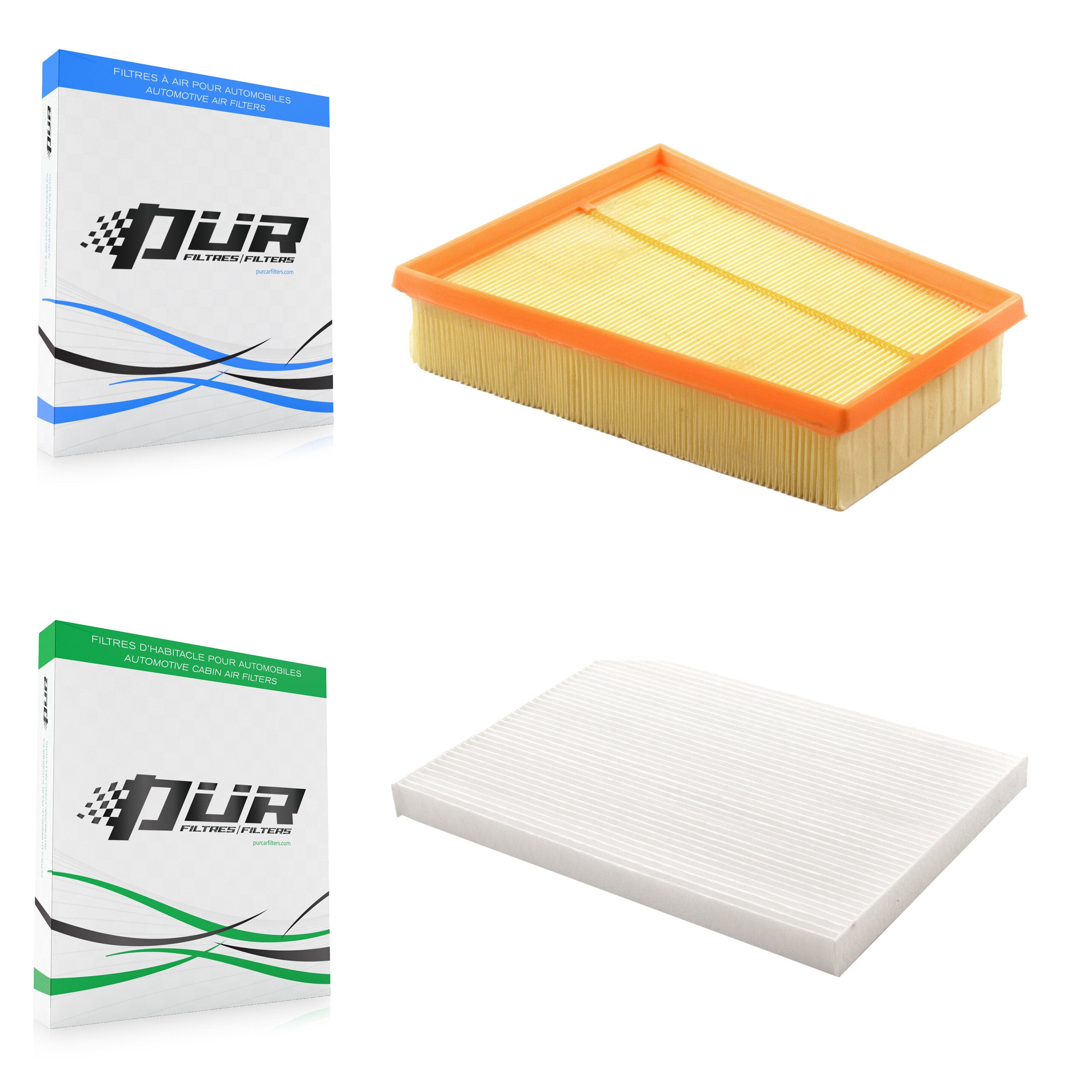 1x Air + 1x Cabin Filter (2 Total) Kit For 2007-2012 Nissan Sentra 2.0L KFL-100306