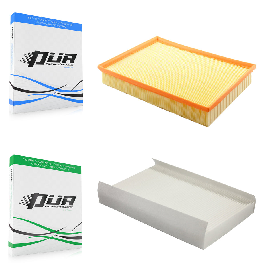 1x Air + 1x Cabin Filter (2 Total) Kit For Mercedes-Benz Sprinter 2500 3500 Dodge 3500XD KFL-100316