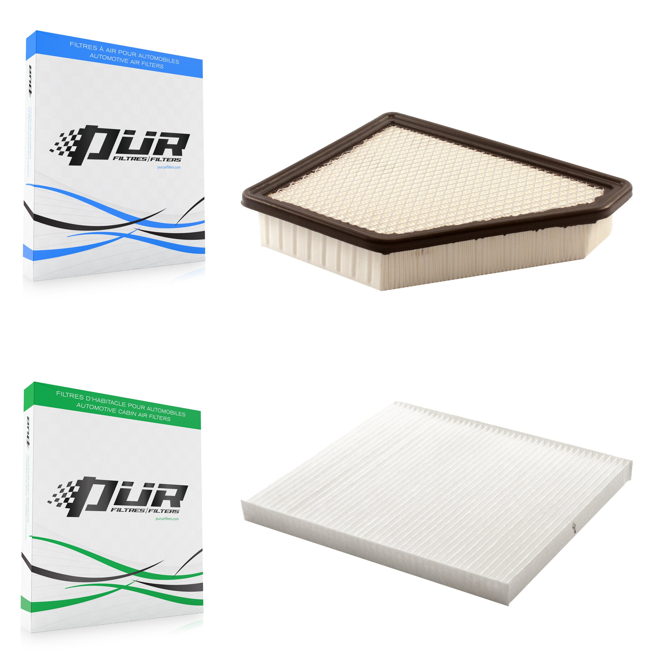 1x Air + 1x Cabin Filter (2 Total) Kit For 2010-2017 Chevrolet Equinox GMC Terrain KFL-100326